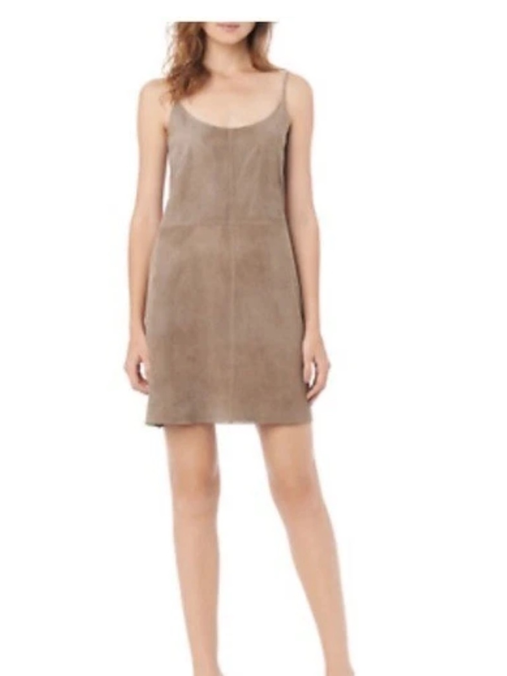 Sam Edelman Women’s Taupe Suede Slip Dress NWT